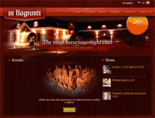 Tablet Screenshot of inflagranti.cz